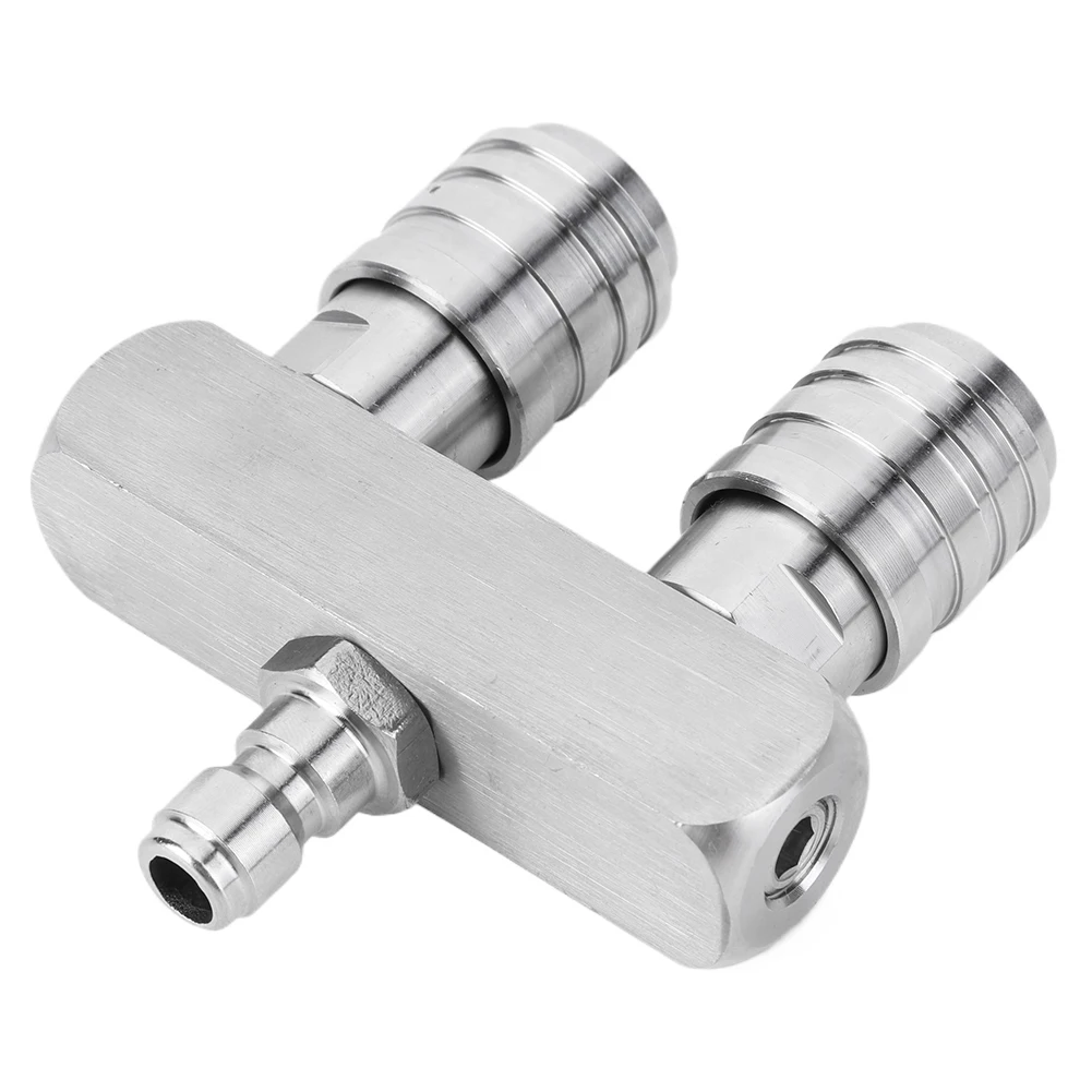 Насадки для мойки высокого давления с двойной головкой 2-в-1 самоблокирующийся