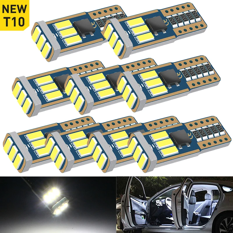 

10pcs T10 W5W 192 168 Led Bulbs Led Auto Lamps Interior Lights For Seat leon 5f mk3 mk2 mk1 1p 1m fr 2 Alfa Romeo 159 147 12v