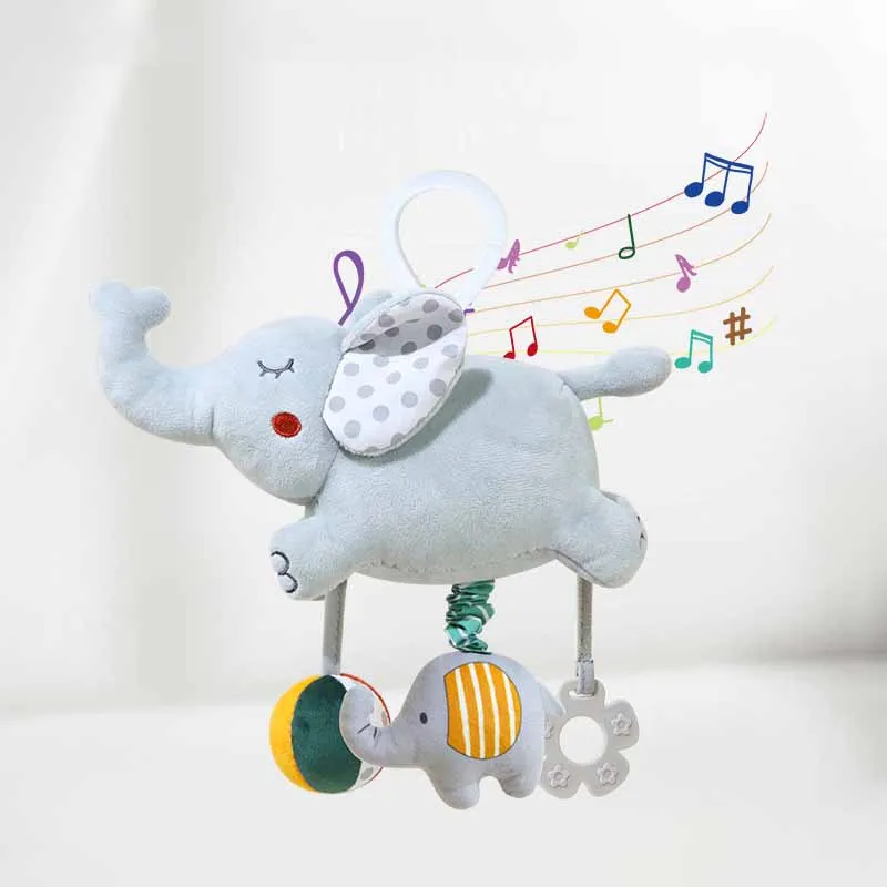Новинка музыкальный подвесной Колокольчик в виде слона Ежика из сериала Ins яркий