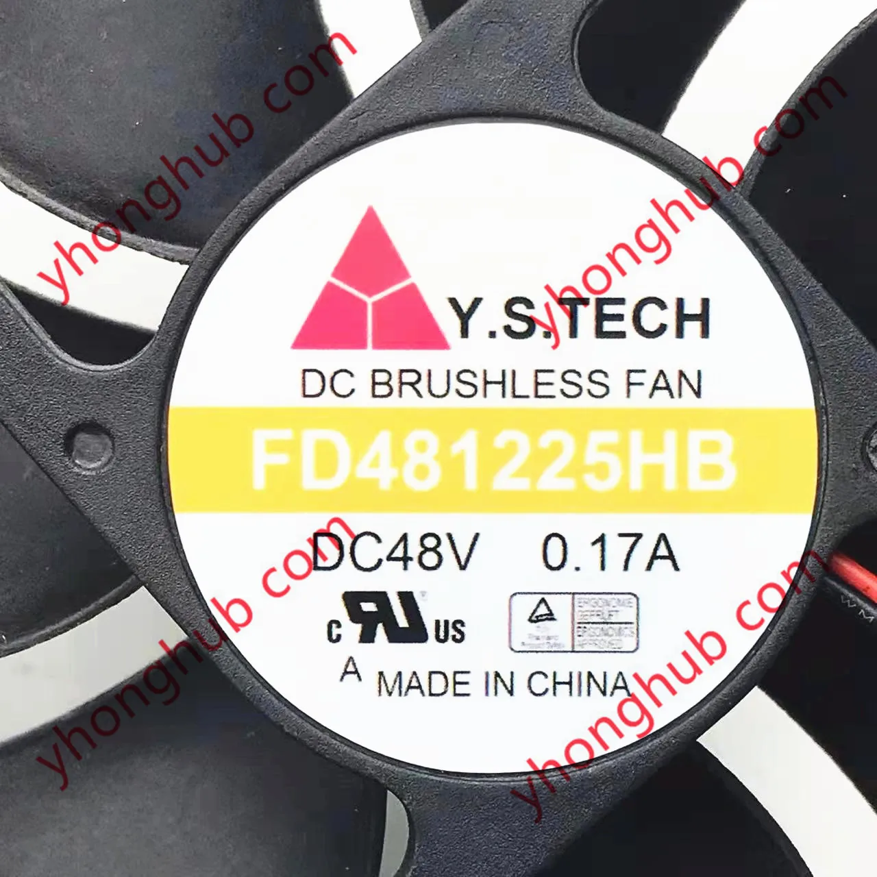 Вентилятор охлаждения сервера Y.S TECH FD481225HB постоянный ток 48 В 0 17 А 120x120x25 мм 2