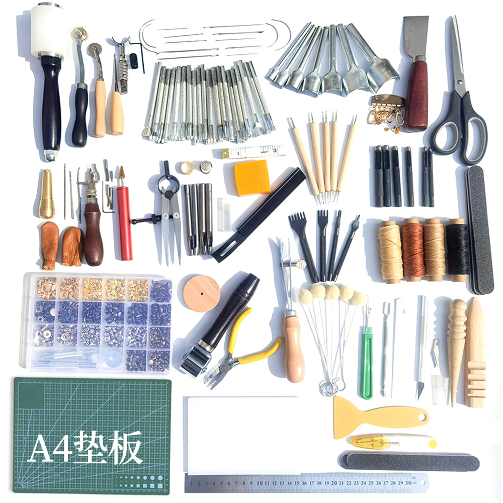 Набор инструментов для работы с кожей комплект Ручное шитье