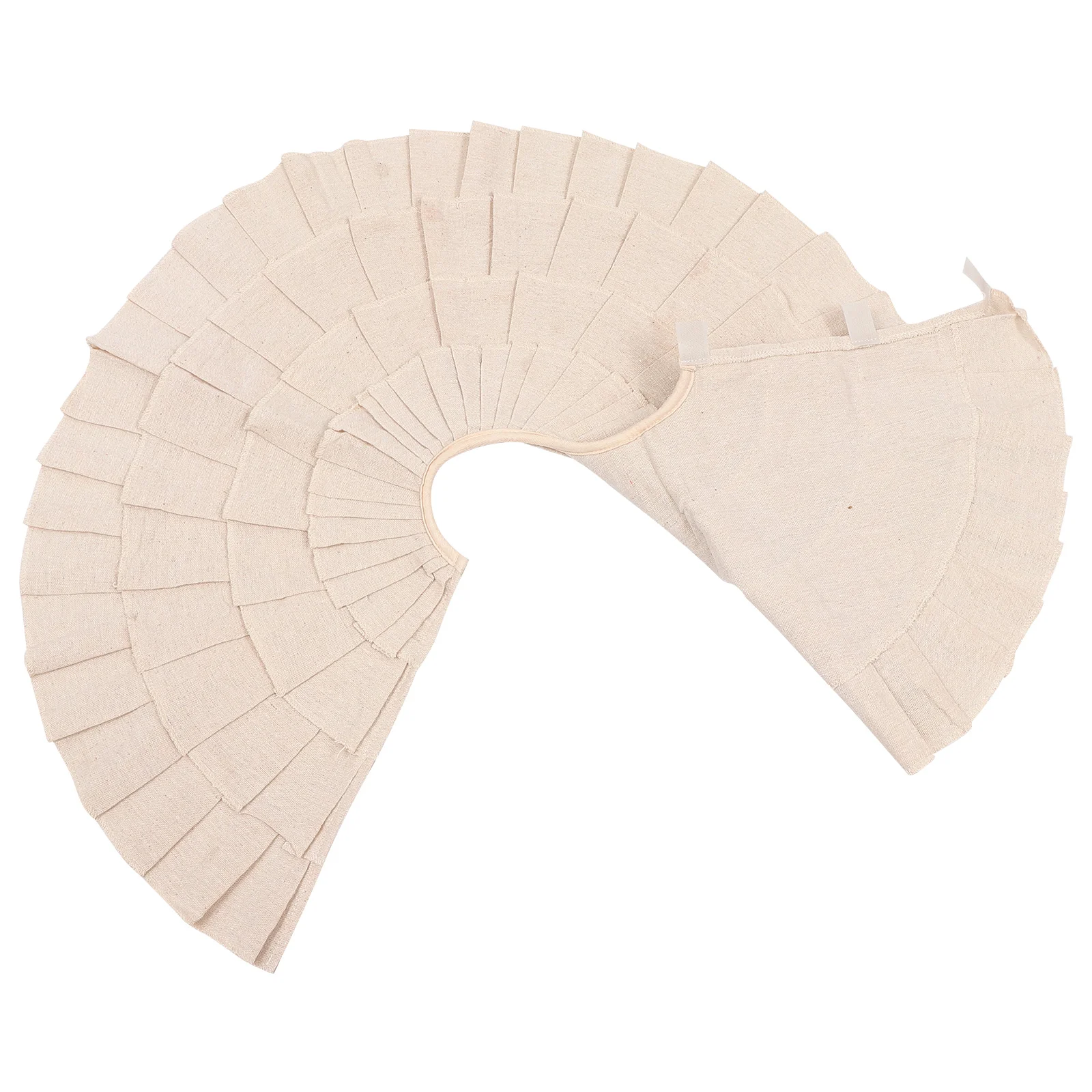 

Creative Christmas Tree Skirt Xmas Tree Base Mat Holiday Christmas Tree Ornaments Home Party Decorations Ivory