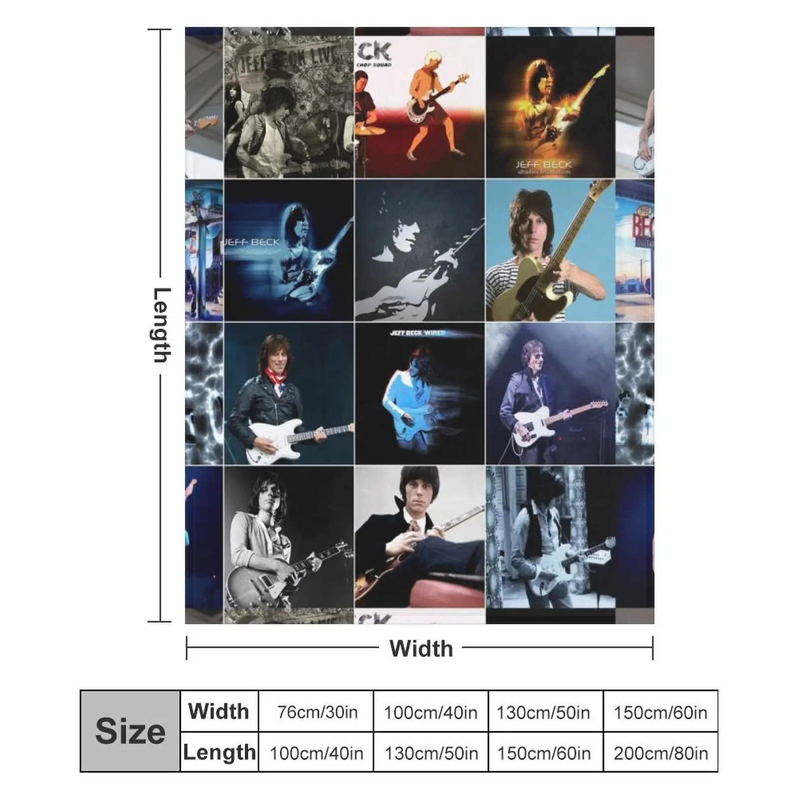 Джефф Бек английский гитарист смешанная версия Ultimate Mural/коллаж редактирование