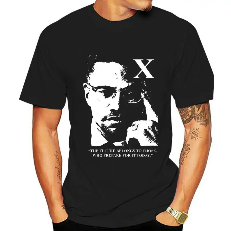 

Malcolm X T Shirt Civil Rights Movement America Usa Printing Tee Shirt