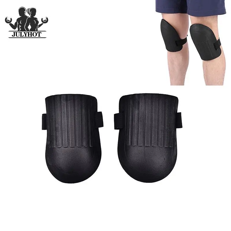 

1 Pair Knee Pads Soft Durable EVA Foam Knee Protectors Cushion Outdoor Fitness Sport Soccer Skating Running Knee Pad Black Color