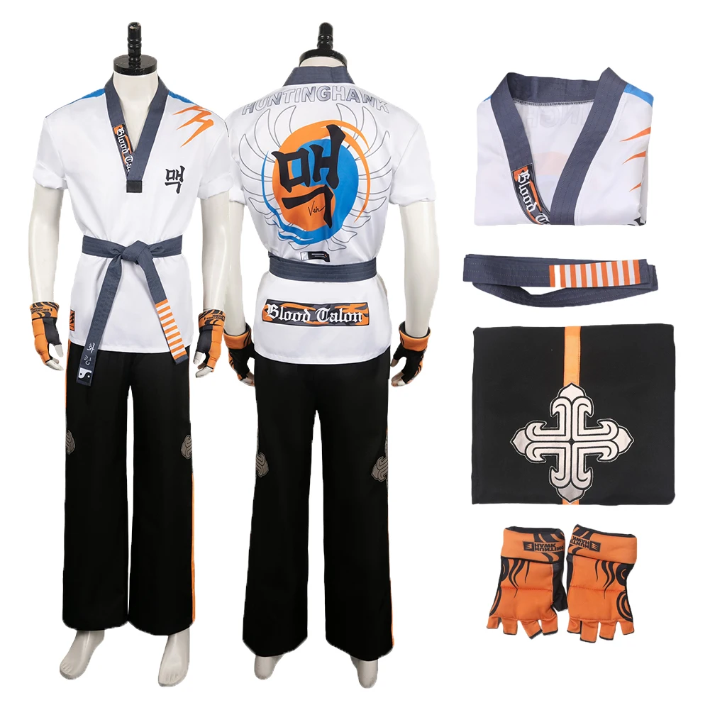 Game Cos Hwoarang аксессуары для одежды и брюк в стиле Фэнтези карнавальный костюм на