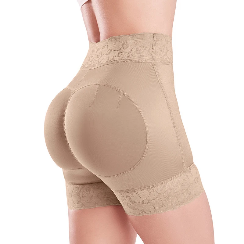 Fajas Colombianas High Waisted Hip Enhancer Panties Short Butt Lifter Body Shaper Tummy Control Waist Trainer Pads Seamless