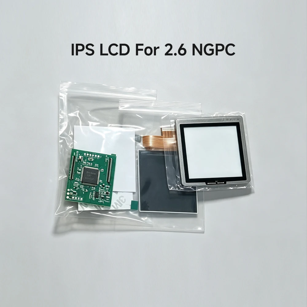 Фото Новый 2,6-дюймовый IPS LCD-экран оригинального размера с высокой яркостью для Neo Geo Pocket Color NGPC, не требует резки корпуса, для игр. №1