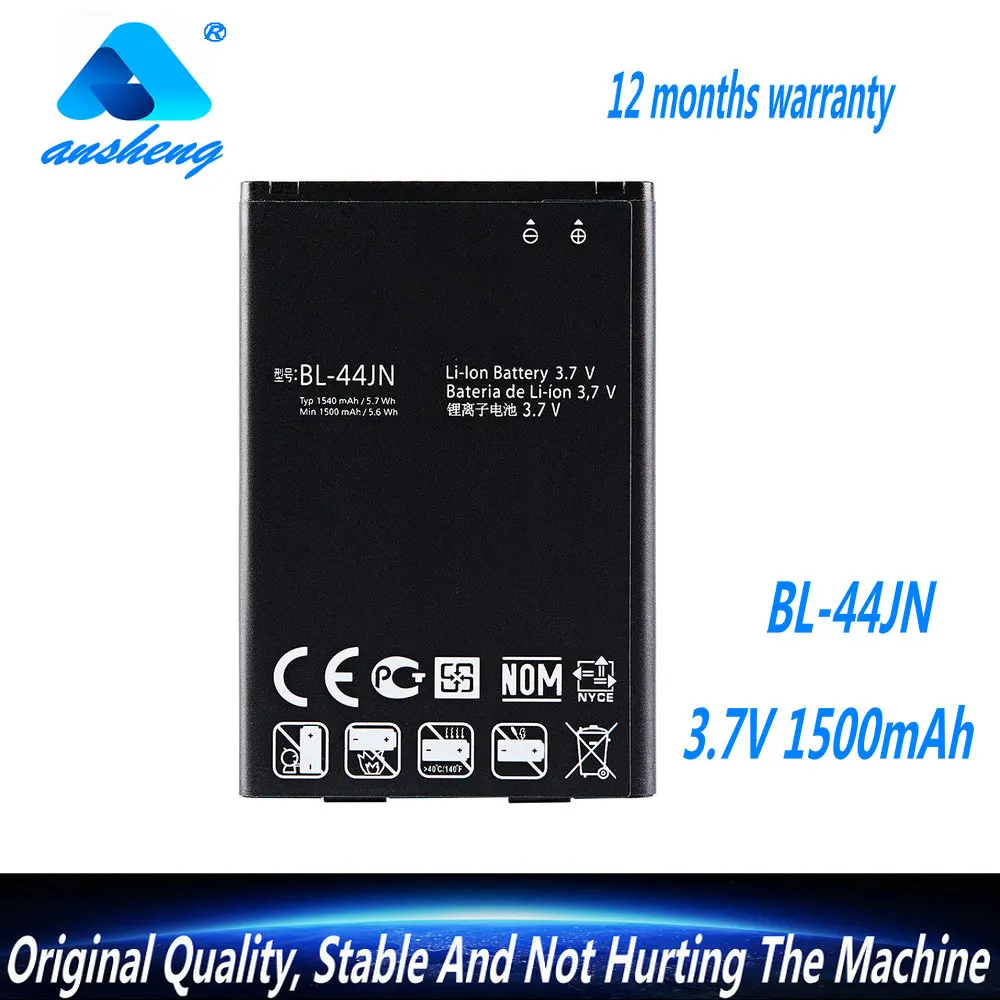 Новый аккумулятор BL-44JN для LG Optimus Zone E400 L3 L5 E612 P970 E510 P690 E730 C660 E610 MS840 P698 P693