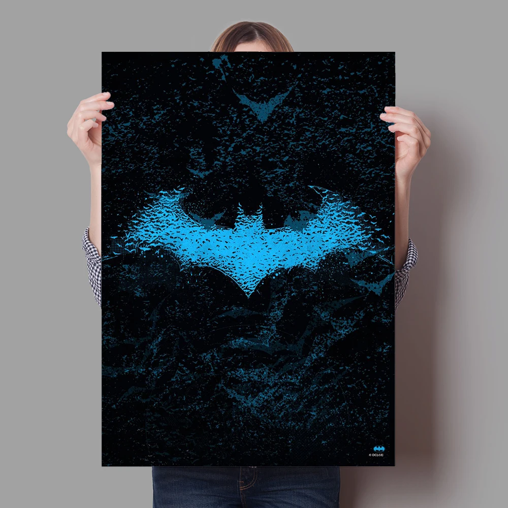 DC Лига Справедливости дневной свет Темный рыцарь летучая мышь икона Картина на