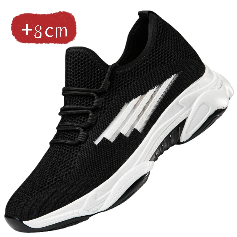 

Height Increasing Men Sneaker Shoes Fashion Outdoor Casual Sport Shoes Height Increase Shoes for Men Insole 8CM Platform Shoe