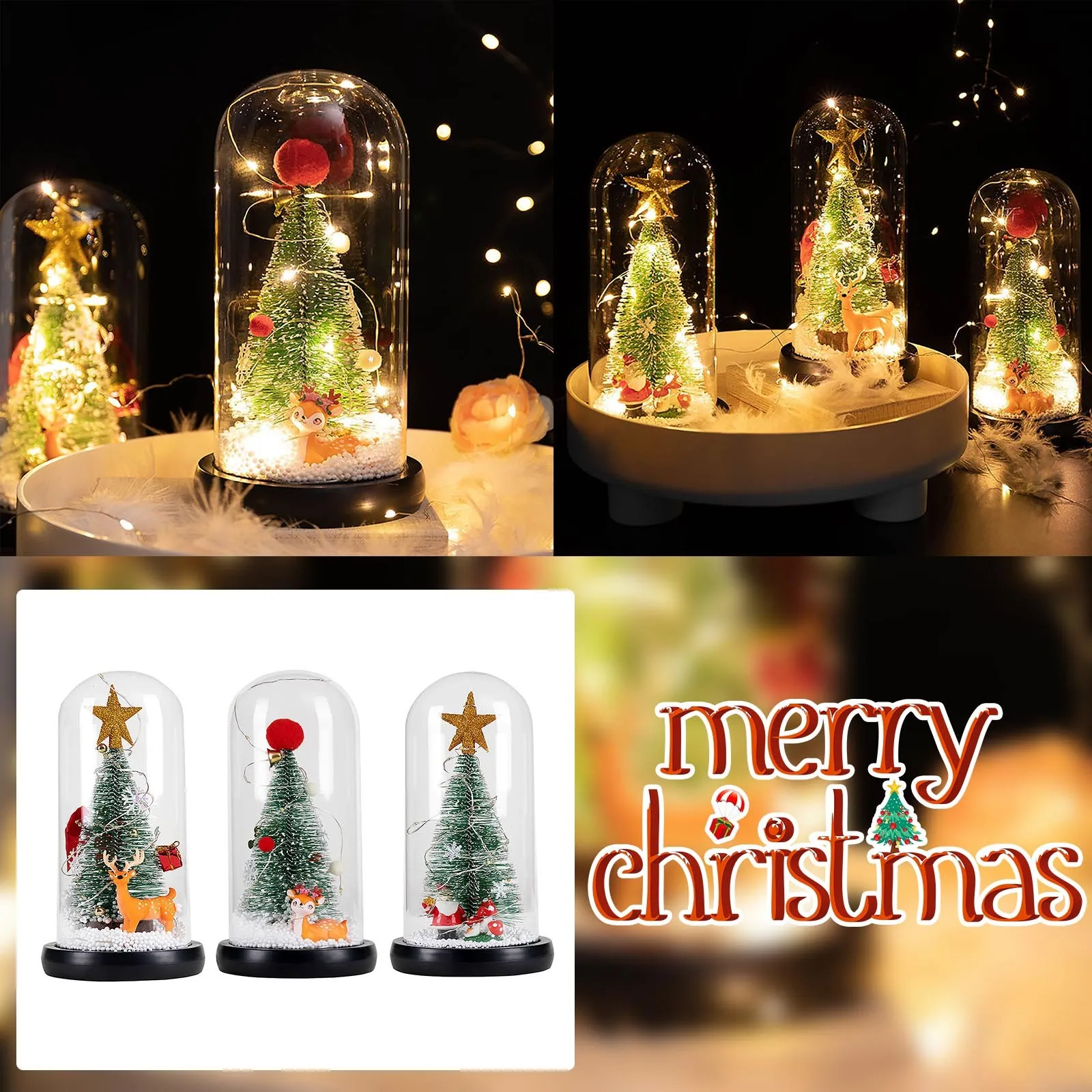 

Светодиодные украшения светодиодный рождественской елки, рождественские креативные подарки подходят для всех сцен молочного орнамента, высокие садовые статуи