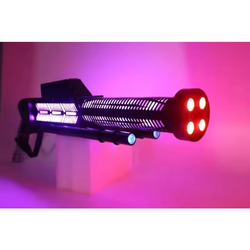 CO2-джет-пушка с RGB LED подсветкой, DMX-управлением для свадеб, дискотек, ночных клубов, вечеринок и сценических шоу (art.: 3920dad4e350d) - 3920dad4e350d