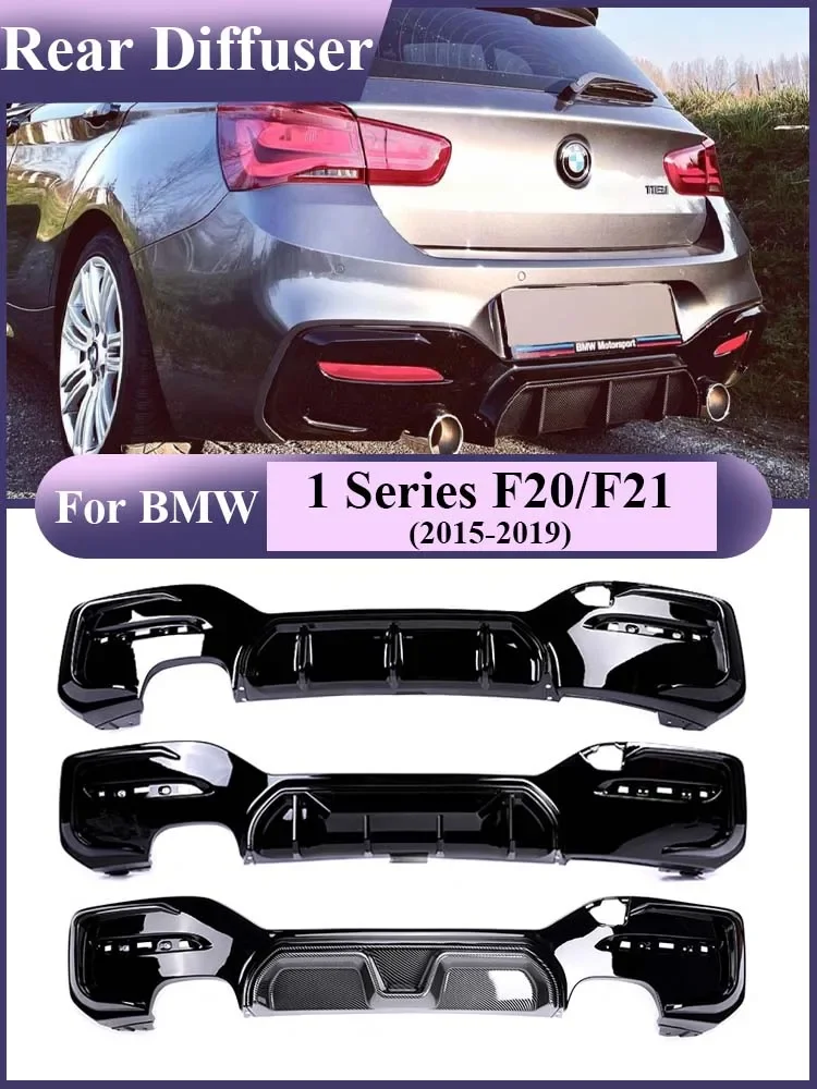 Задний диффузор из углеродного волокна M Sport Tech черные глянцевые детали CS Competition MP