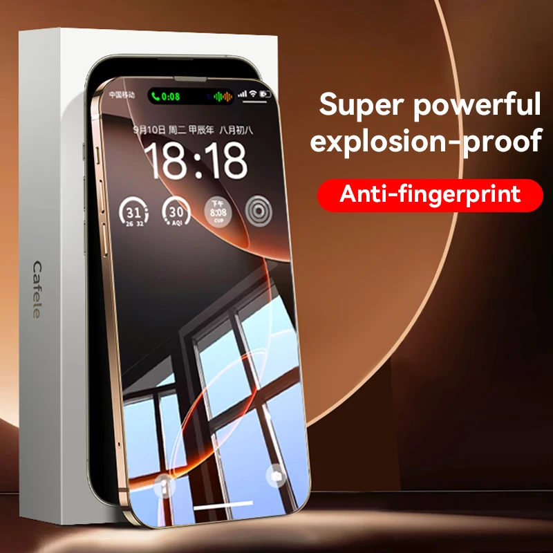 CAFELE HD прозрачная защитная пленка для экрана iPhone 15 16 14 13 Pro Max пылезащитная