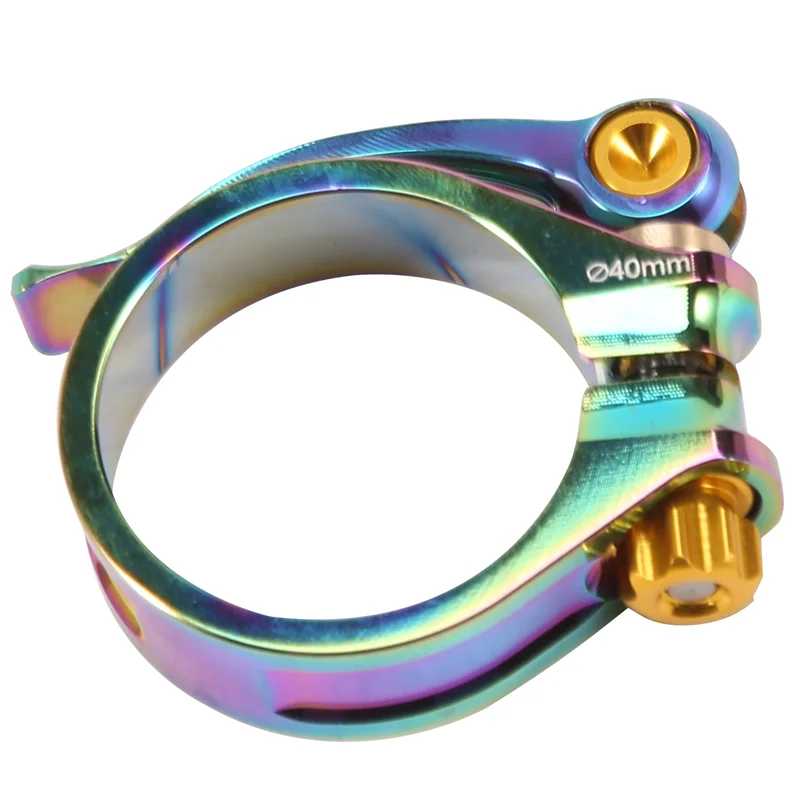 

Litepro 40 мм зажим стойки сиденья велосипеда, быстросъемная Складная велосипедная трубка, Аксессуары для велосипеда Birdy, цвет покрытия