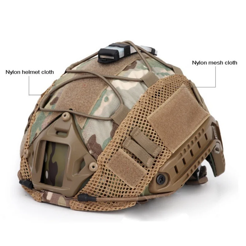 

Head Circumference 52-60cm Helmet Tactical Helmet Cover Paintball War Game Gear CS FAST Helmet Cover