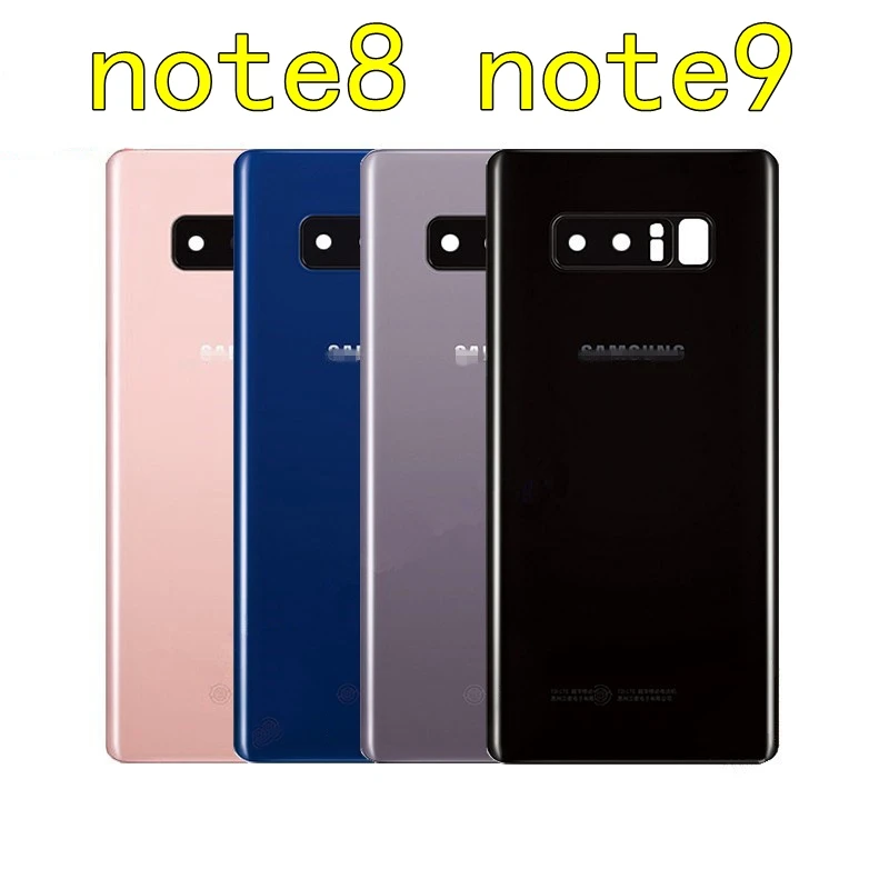 

Новинка для Samsung NOTE8 NOTE9 N9500 N9508 N9600 задняя крышка батарейного отсека сменный корпус наклейка на клейкой основе