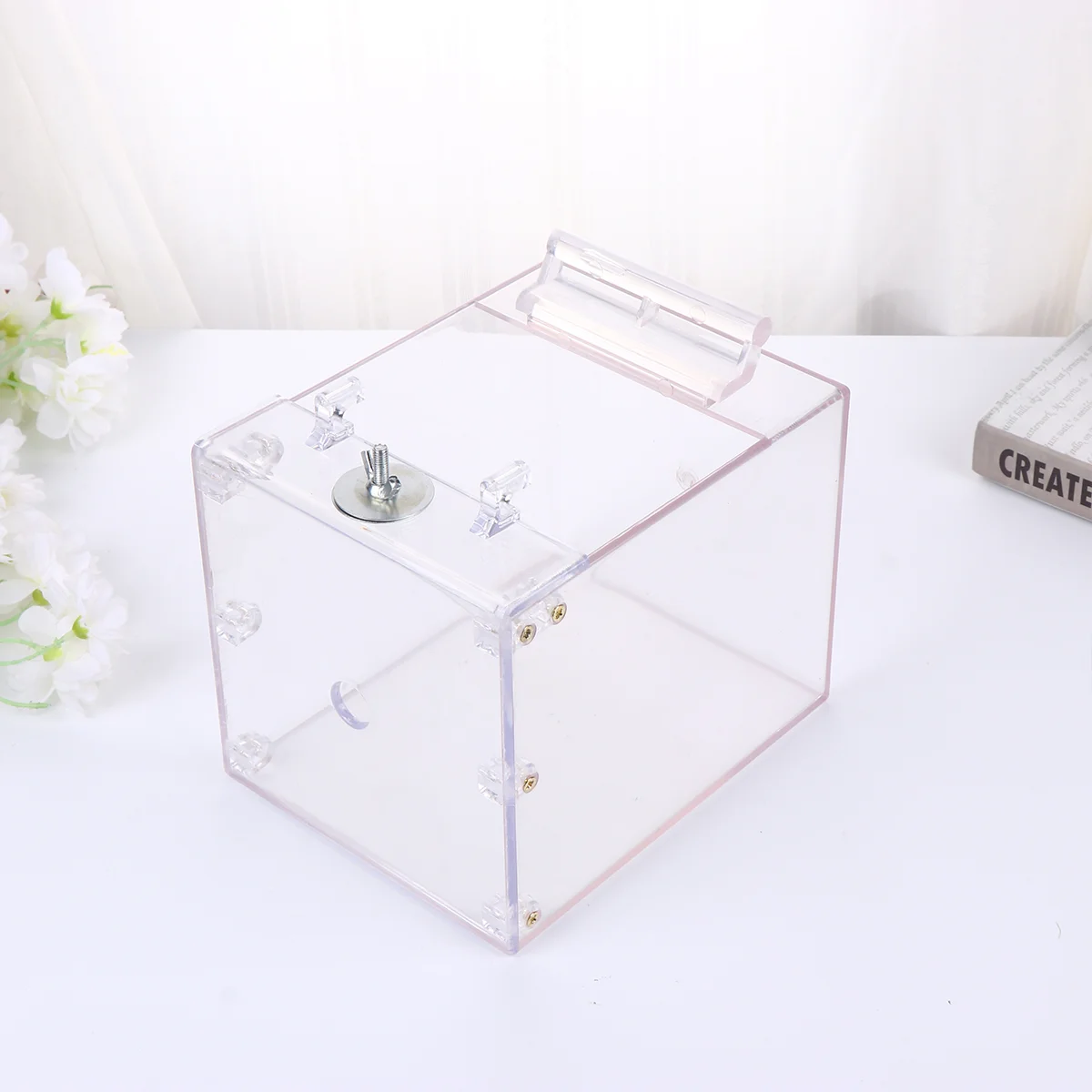 

Bird Bath Cageaccessories Bathtub Birds Shower Box Parrot Large Tub Cube Parakeet Cockatiel Cover Bowl Birdcagesspray Treats Pet