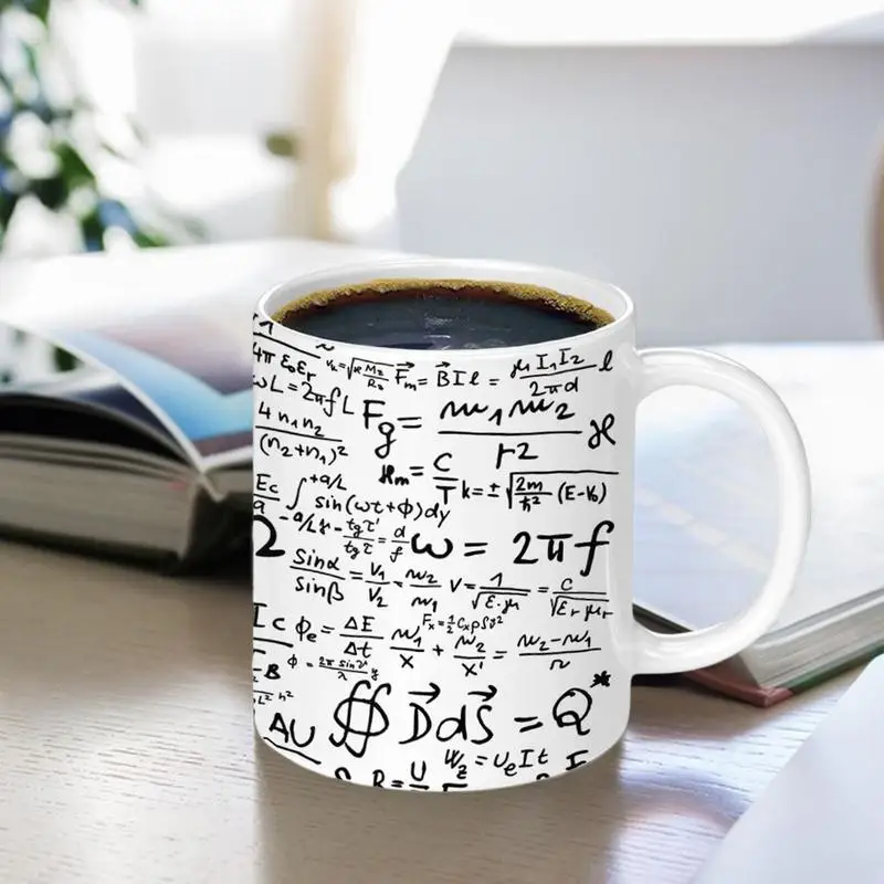 Забавная кружка математическая простые креативные чашки для молока математики