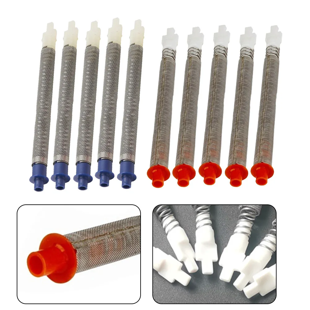 

5pcs 127mm Airless Paint Spray Filter 50 100 Mesh For New SG10 SG1-EF Sprayer Pneumatic Power Tools Accessories Replacement