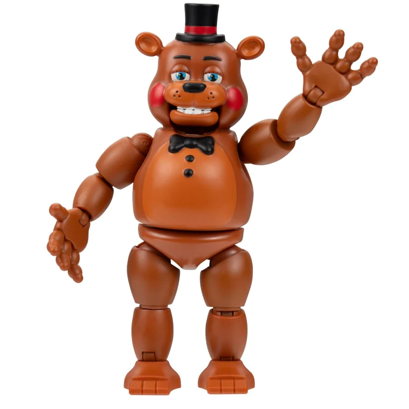 Фото Коллекционная фигурка Toy Freddy из игры Five Nights at Freddy's - 5-дюймовая подвижная фигурка с светящимися в темноте глазами, ручная работа №2