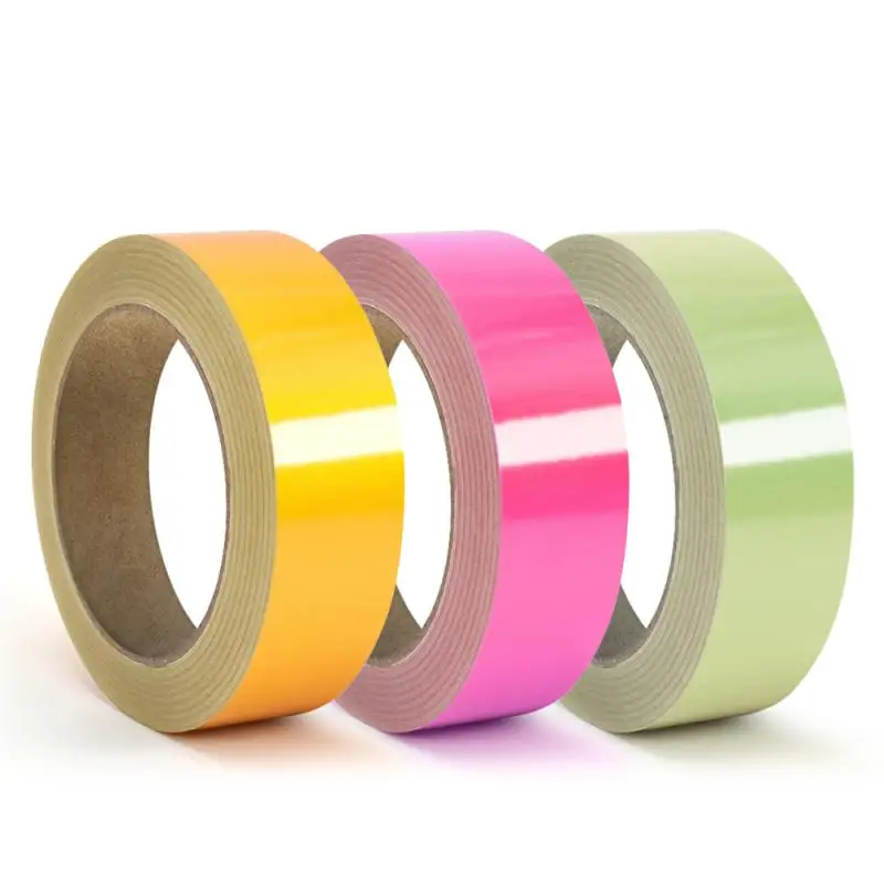 

15MMx1M Reflective Glow Tape Self-adhesive Sticker Removable Luminous Tape Fluorescent Glowing Dark Striking Warning Tape