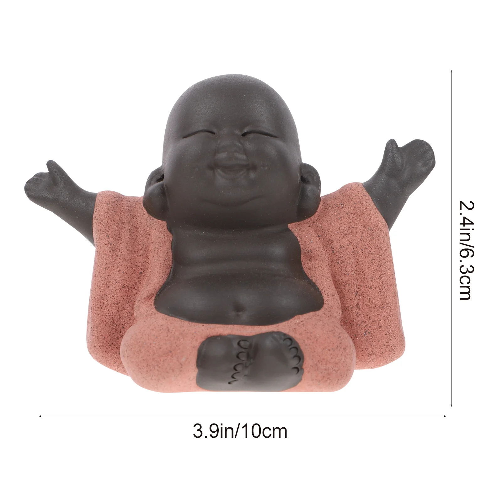 Керамическая статуя Будды Майтрейи чайная скульптура резная фигурка ручной