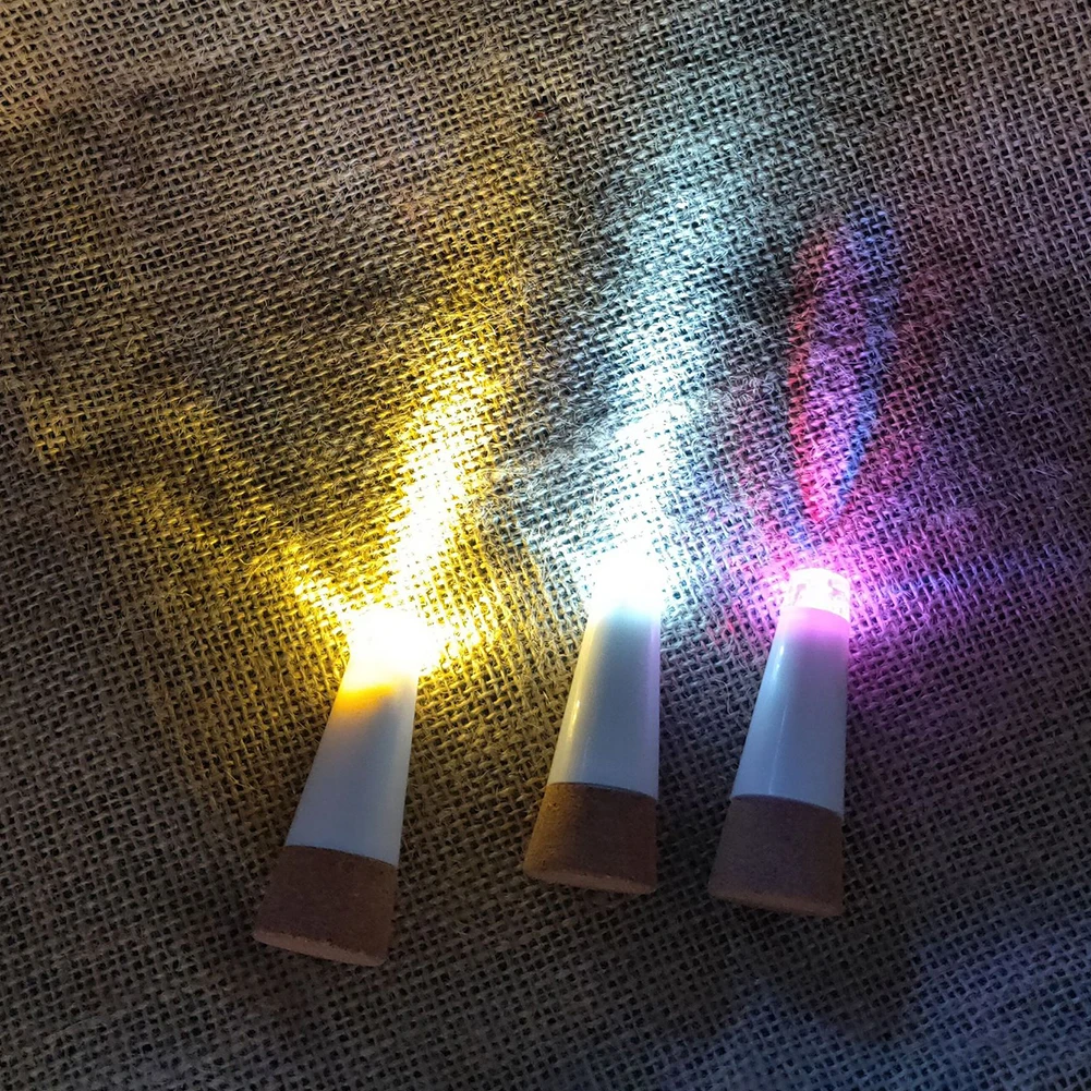 

1/4pcs LED Wine Bottle Lights with Cork Christmas Wedding Lamp Crafts for Christmas Single Bead Wine Stopper Lamp