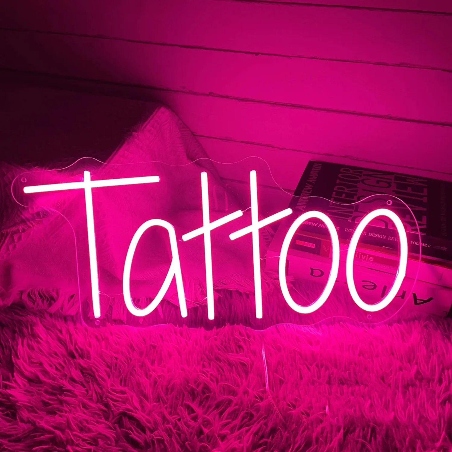 

Tattoo Neon Light Wall Sign for Tattoo Salon Studio Shop LED Fun Wall Art Decor for Business Stores Logo Window Display Man Cave