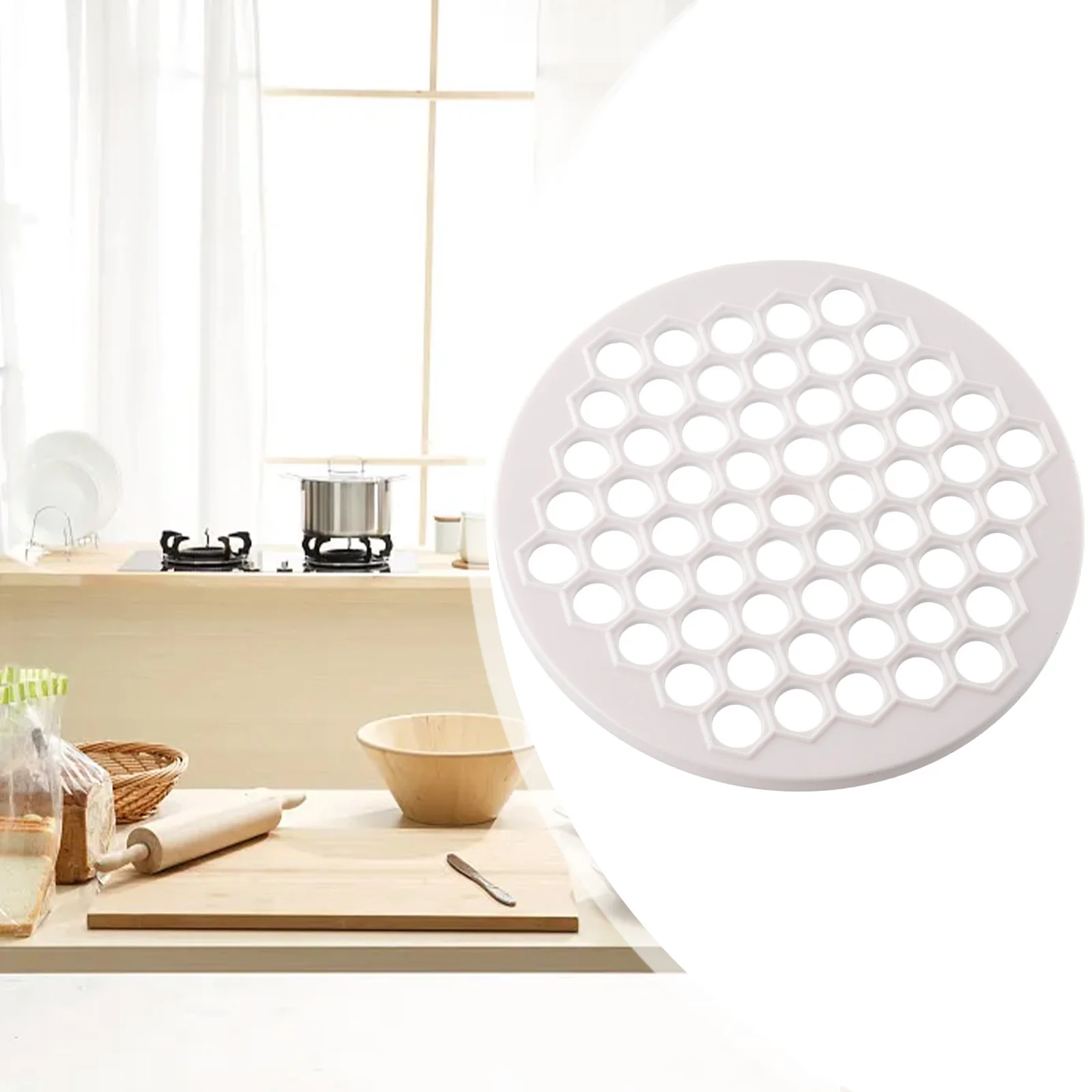 

Kitchen Tools Dumplings Mold Dining Kitchen 24.5cm DIY Tools Dumplings Maker Dumplings Mold Kitchen Plastic Washable