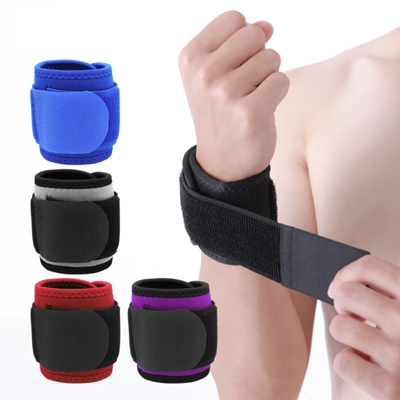 

Регулируемый фирменный бандаж на запястье для мужчин и женщин, спортивный защитный браслет обертывание от травм для запястья, бандажный ре...