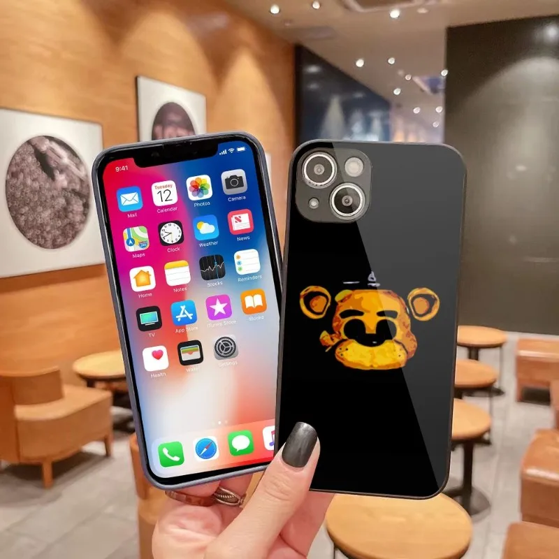 

Чехол для телефона Five Nights F-Freddys, чехол для iPhone 14, 13, 12, 11 Pro Max, X, XR, XS, 8, 7 Plus с жидким стеклом, чехол, оболочка