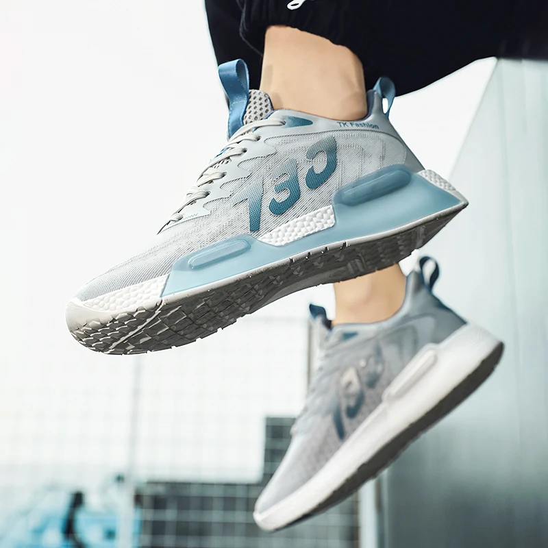 New Arrival For Motion Road Running Shoes Men Air Cushion Outdoor Sport Shoes Male Trainers Summer Jogging Shoes Male 39-44