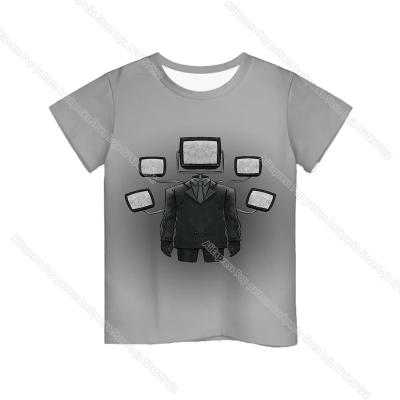 Футболка Skibidi унитаз для детей шорты с камерой мальчиков и девочек детская летняя