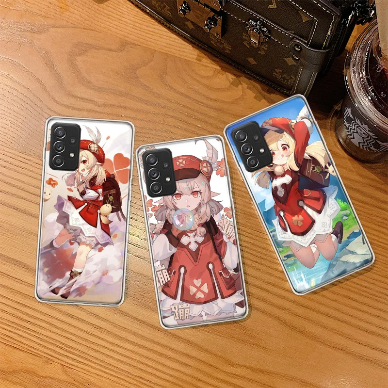 

Klee - Genshin Impact Phone Case For Galaxy S23 S20 FE S21 Plus Samsung S22 Ultra S10 S10E S9 S8 S7 Edge Cover Soft Capa Shell