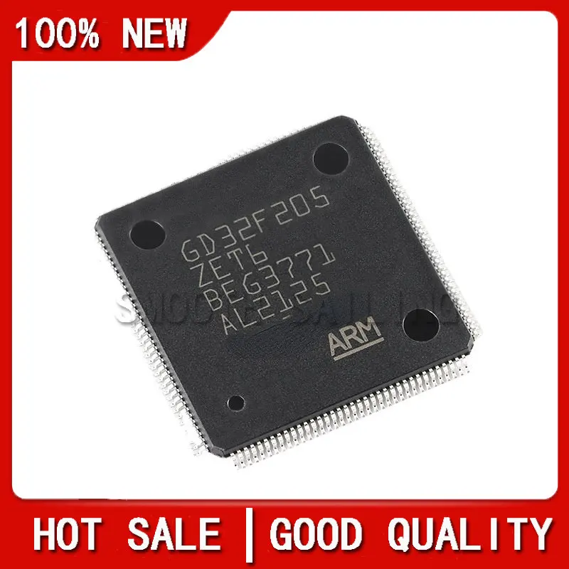 

5PCS/LOT Original GD32F205ZET6 LQFP-144 ARM Cortex-M3 32-bit microcontroller MCU chip