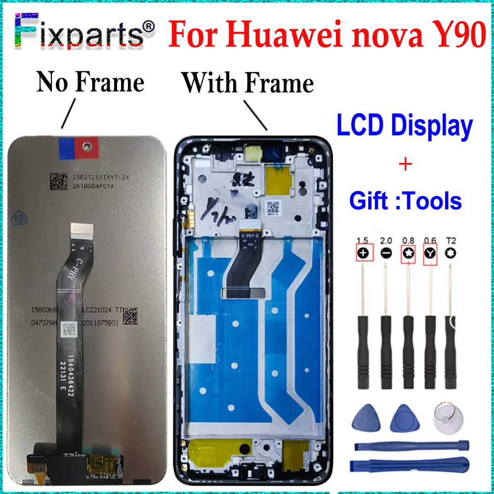 

Новый ЖК-дисплей для Huawei nova Y90, сенсорный экран, дигитайзер в сборе, запасной ЖК-экран для Huawei nova Y90