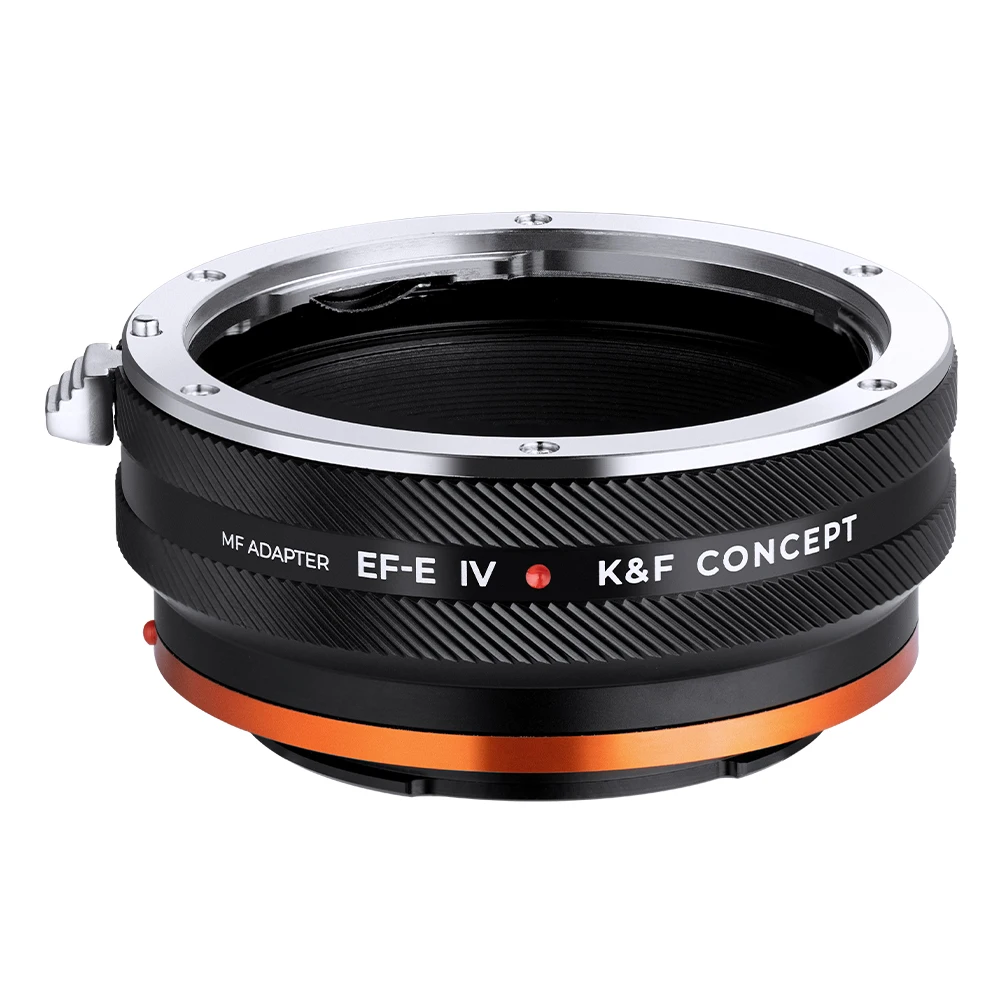 K&F Concept EF-E Canon EOS EF Mount Lens to Sony E FE Mount Camera Adapter Ring for Sony A6400 A7M3 A7R3 A7M4 A7R4