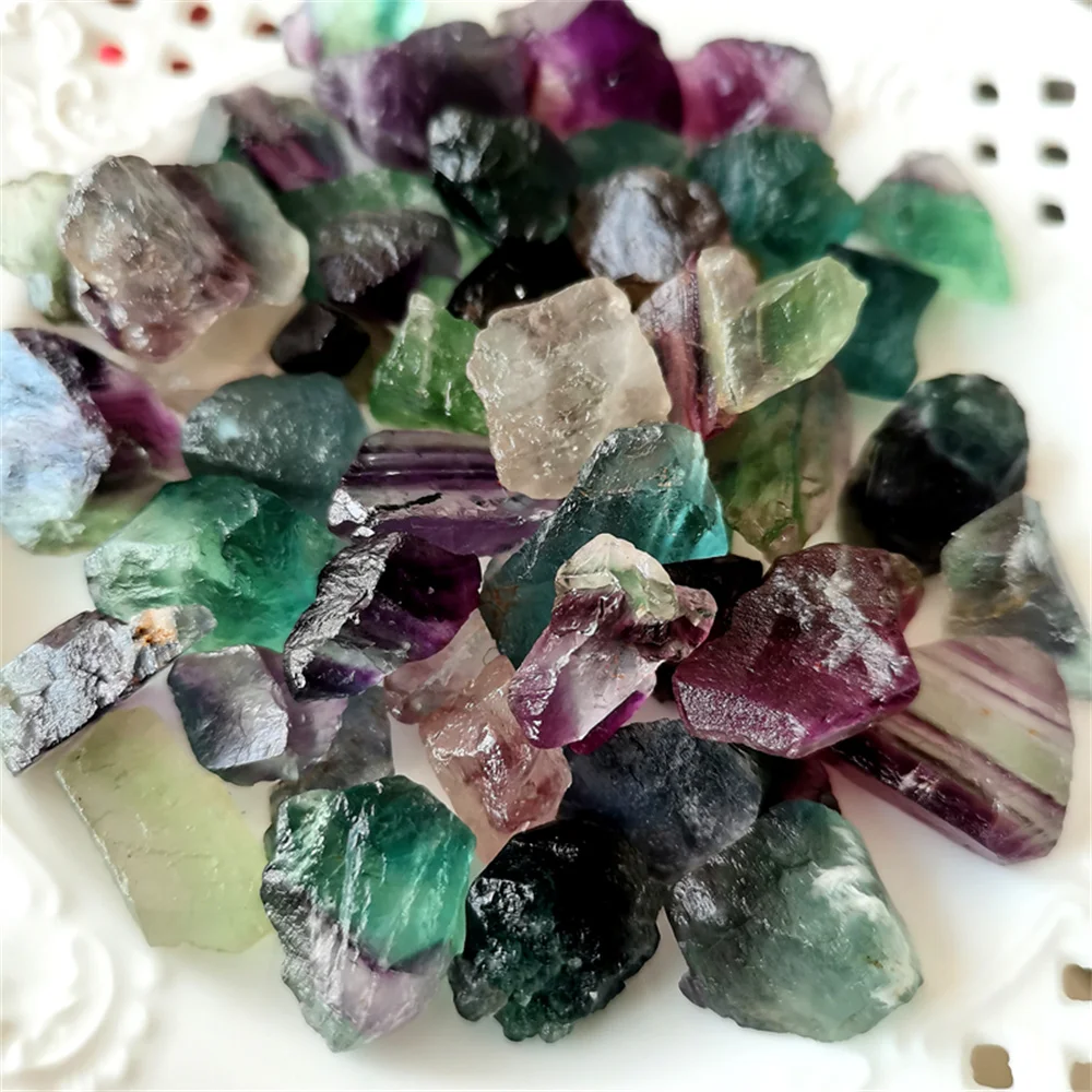 

Натуральные радужные флюоритовые кристаллы