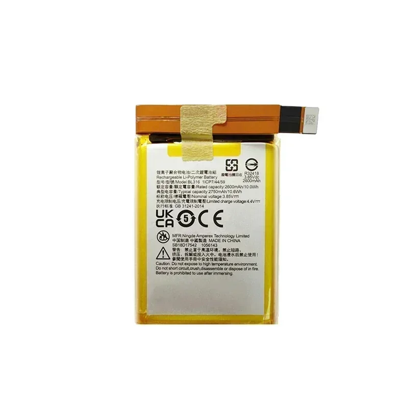 Аккумуляторы для мобильных телефонов 2750 мАч BL316 BL318 Lenovo Saver 2PRO 2 pro L70081