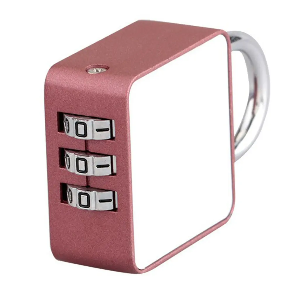 

Password Padlock 3 Digit Dial Combination Code Number Lock Padlock For Luggage Fastener Bag Backpack Handbag Suitcase Drawer