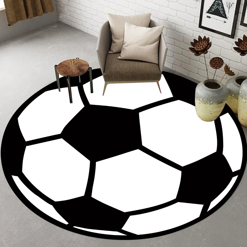 

Ball Round Carpet living Room Bedroom Rug Carpet for Living Room 3d children round rug Decorative Bedside Mat