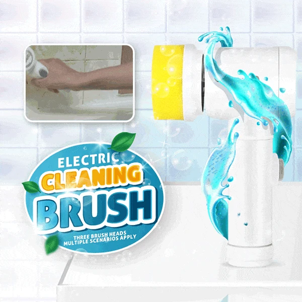 

Electric Cleaning Brush 5 In 1 Handheld Electric Cleaning Brush For Bathroom Tile Tub Kitchen Cloths Bathtub Washing Brush Head