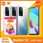 Смартфон Xiaomi Redmi 10, 64 ГБ128 ГБ, 50 МП, четыре AI-камеры, FHD + дисплей, Helio G88 восемь ядер, аккумулятор 5000 мАч, 90 Гц