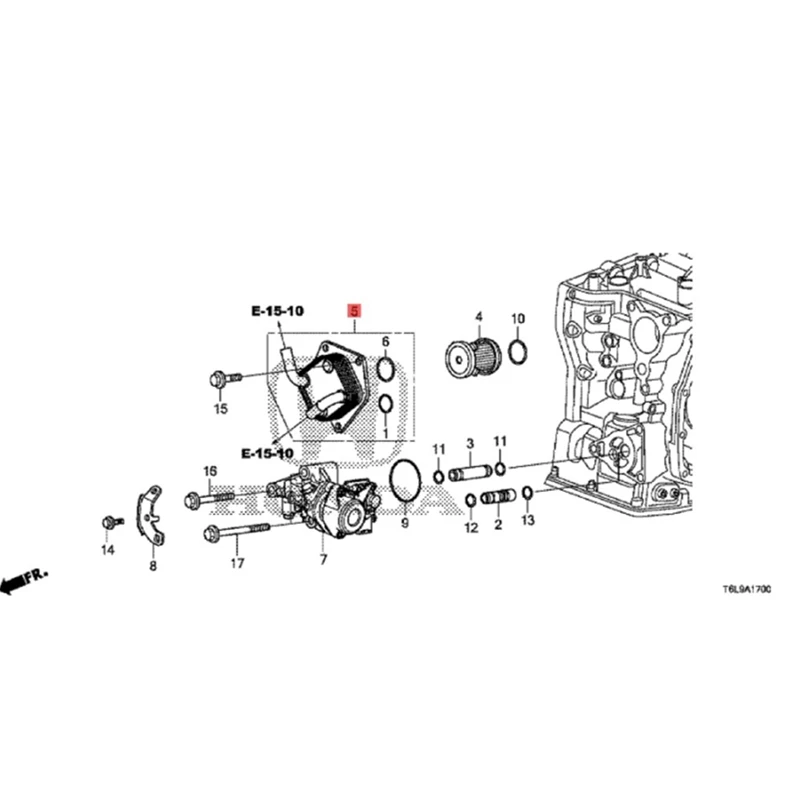 Масляный Нагреватель трансмиссии CVF 25560-5X9-004 25560-5X9-003 для Honda Odyssey Accord Allison CR-V 2015-2021