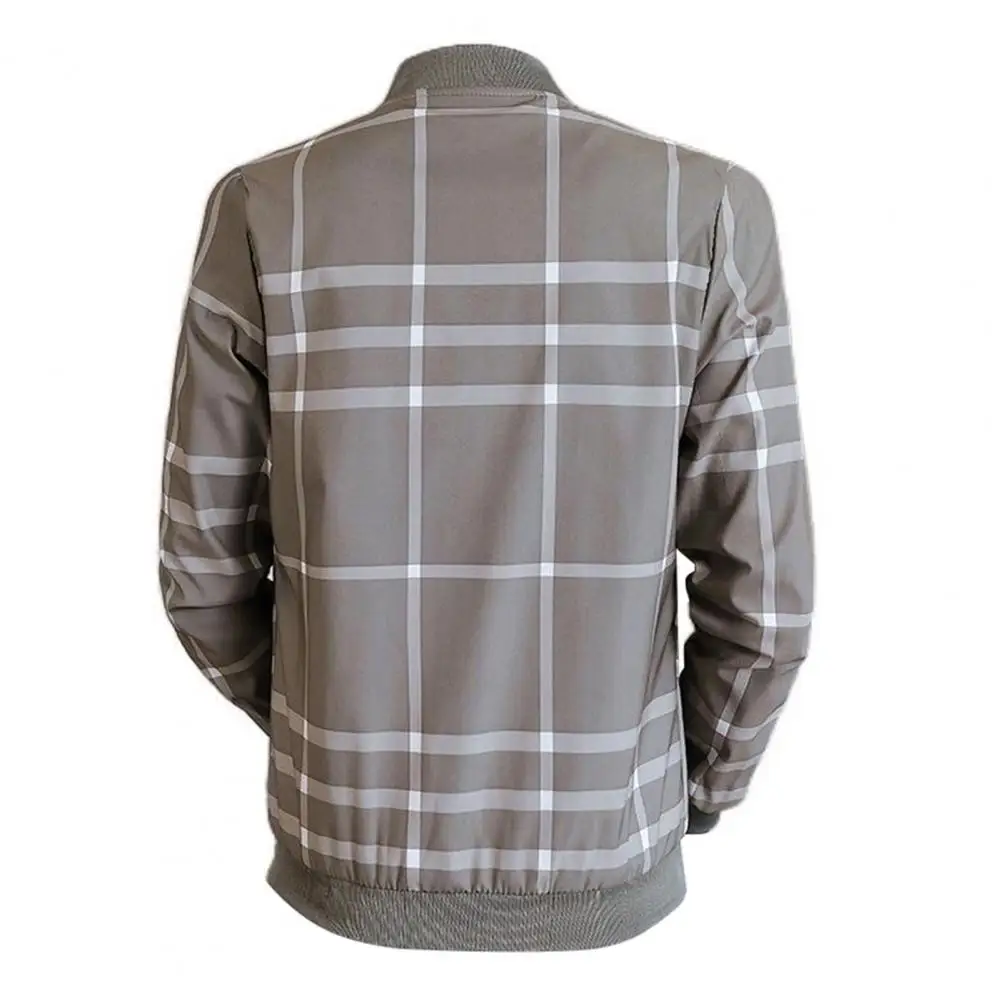 

Dressing Autumn Ribbed Cuff Pockets Jacket for School Baseball Jacket Dressing Autumn Ribbed Cuff Pockets Jacket for School