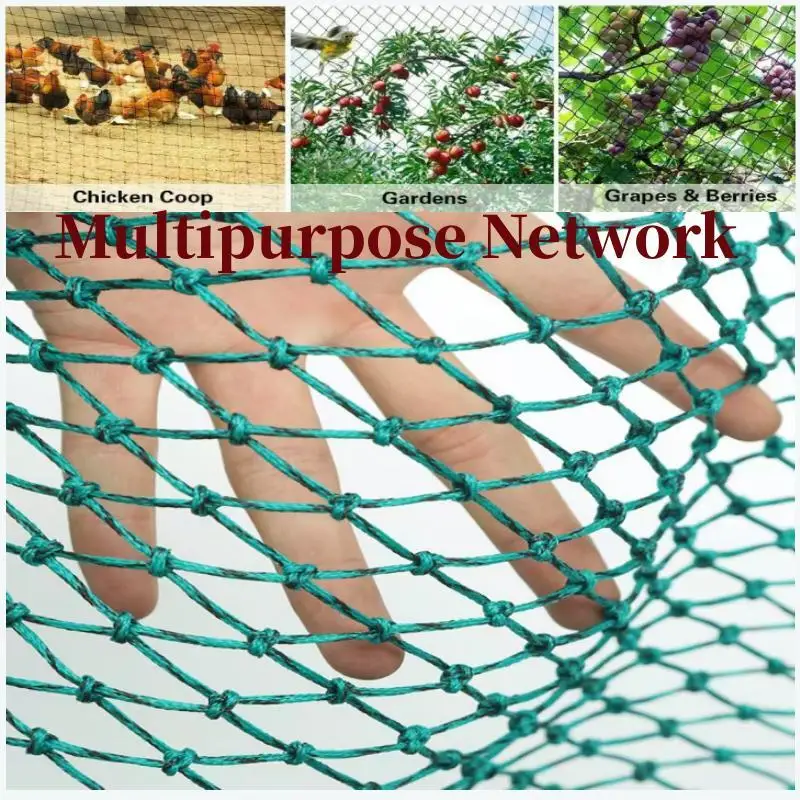 

Bird net, garden protective fence, chicken net, breeding net, fishing net, crops, cats, dogs, and protective net