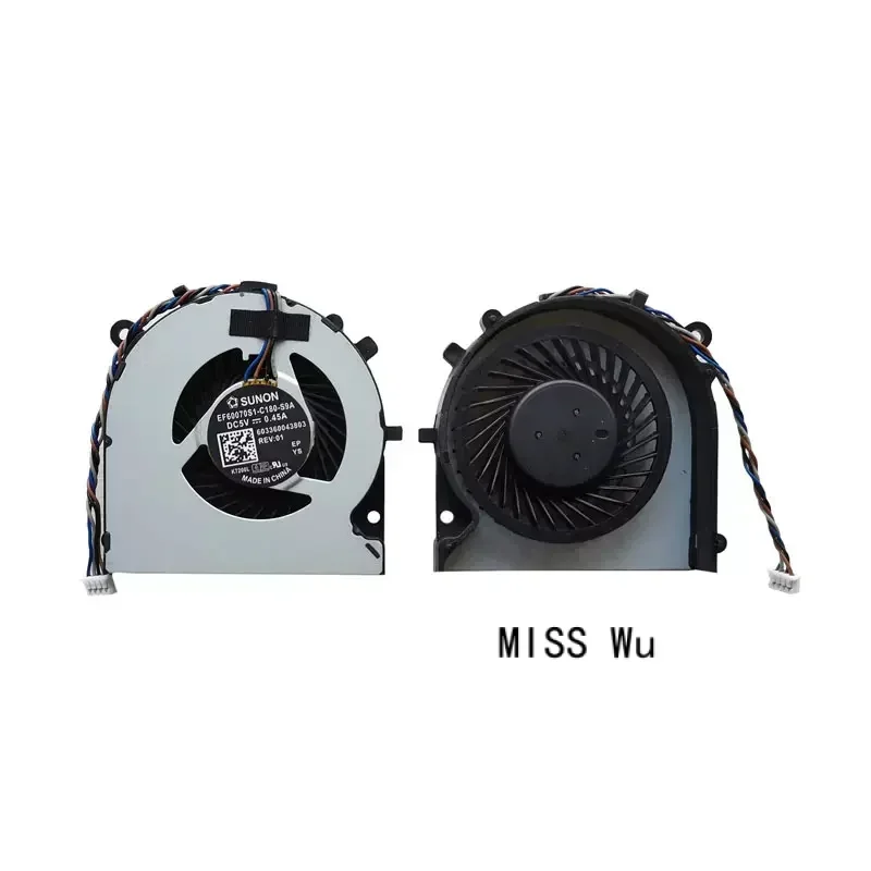 Новый кулер для ноутбука вентилятор охлаждения процессора HP 14-AC029tx 14q-AJ 14-AN/AM/AF