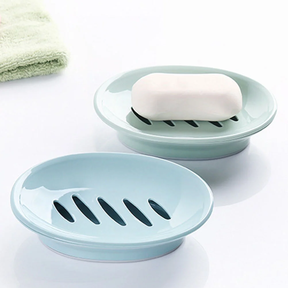 3 шт. овальная мыльница поднос для ужина сливной держатель мыльницы душевой